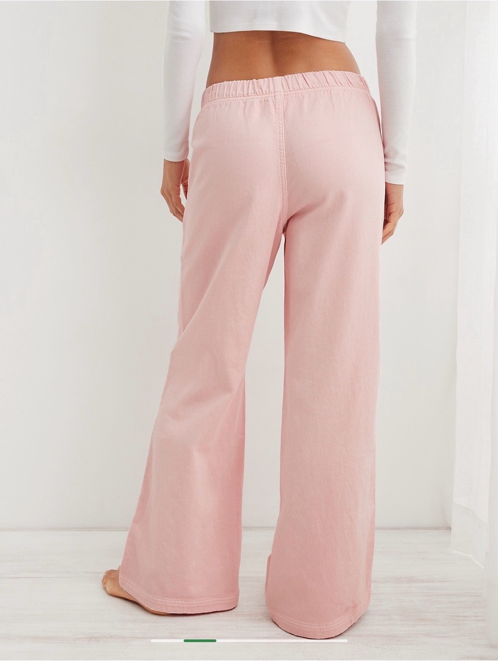 Aerie Me Day Tie Waist Pant SZ S - Picture 3 of 4